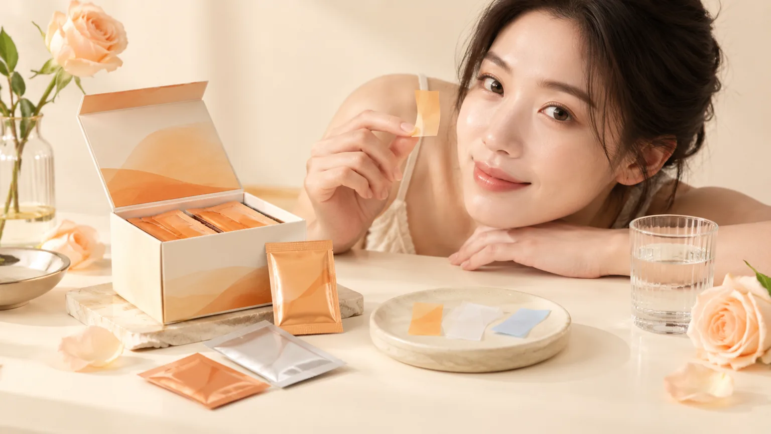 Beauty & Women’s Wellness Oral Strips — Materials and presentation