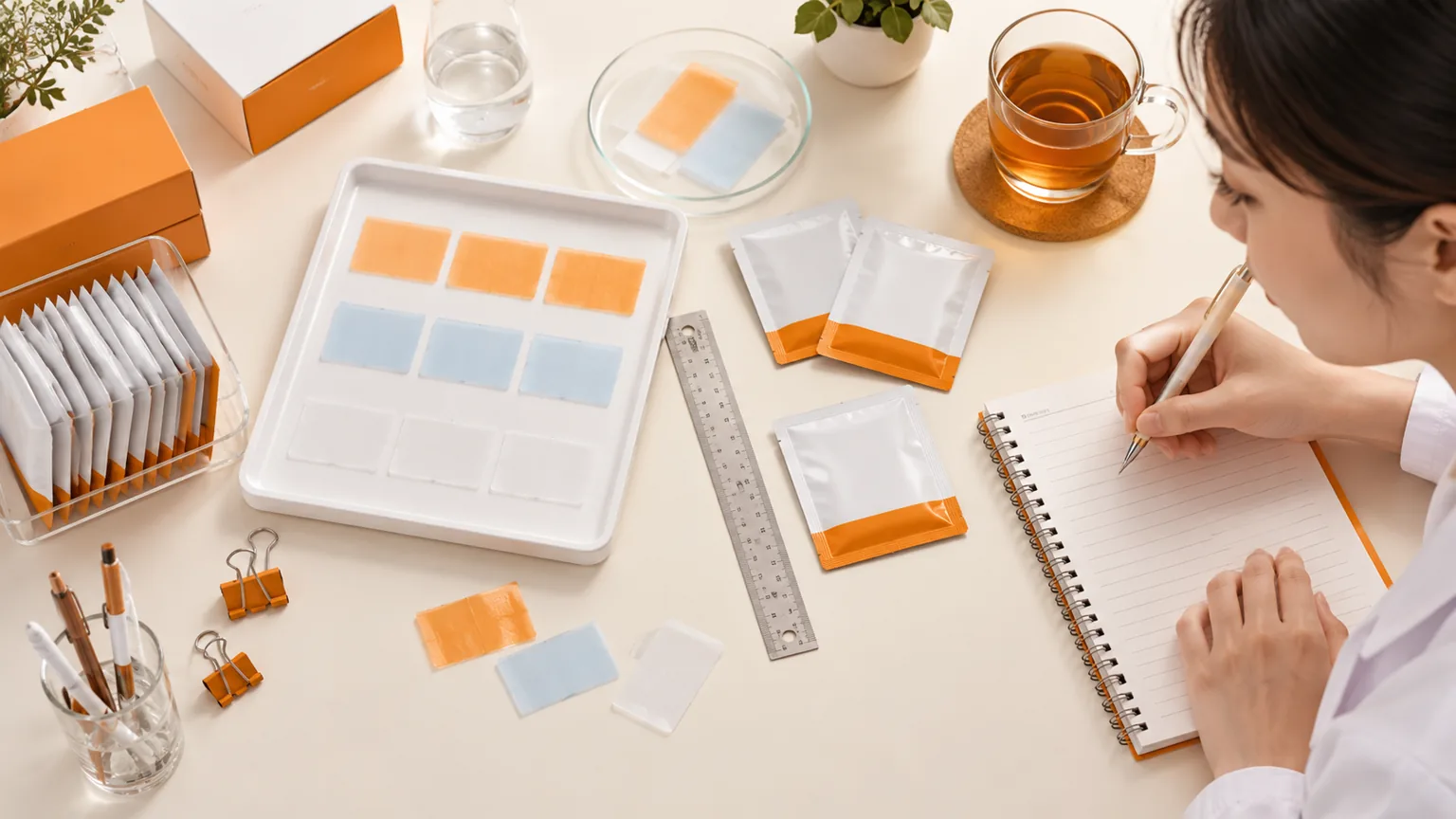 Oral Strip Project FAQ — Sample and packaging arrangement