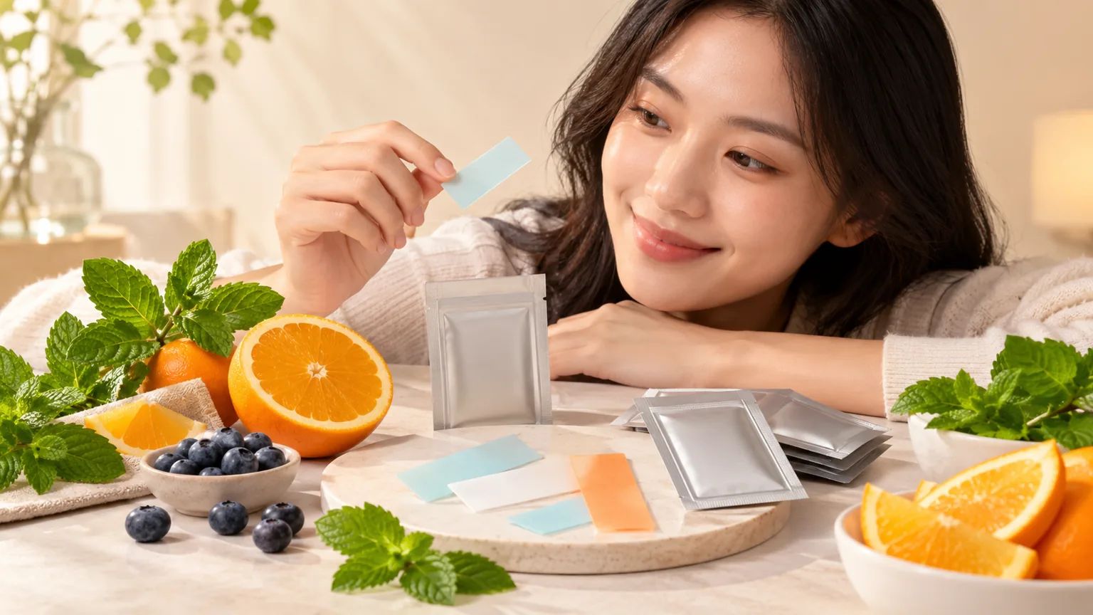 Custom Oral Strip Flavors — Materials and presentation