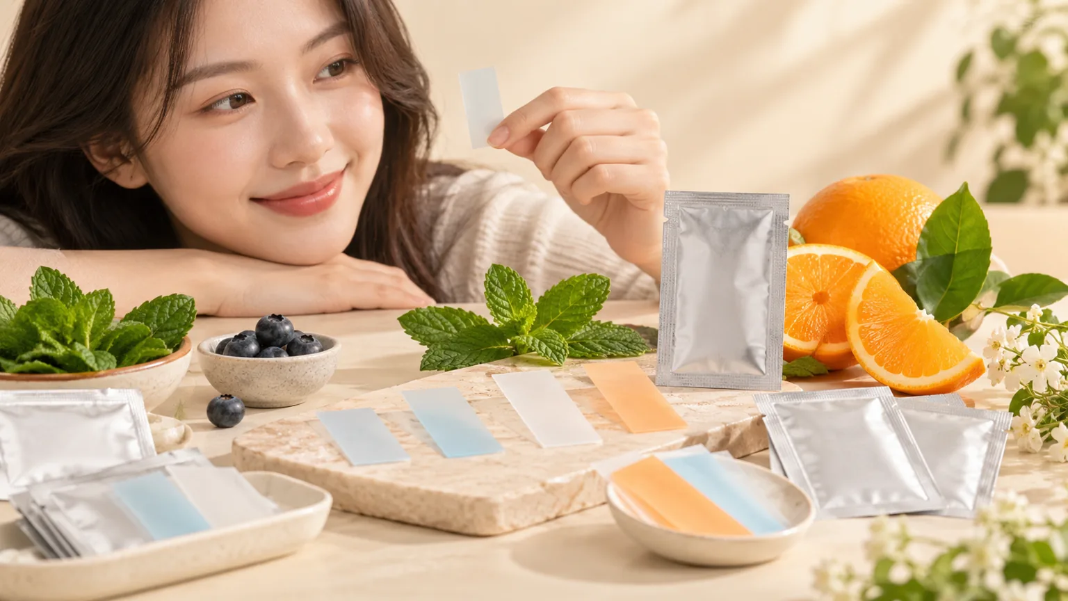Custom Oral Strip Flavors — Quality and packaging detail