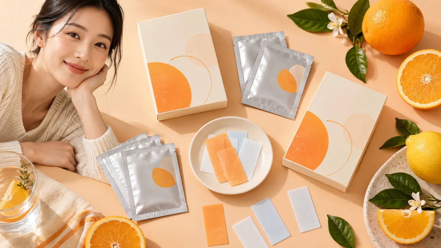 Foundational Nutrition Oral Strips — Sample and packaging arrangement