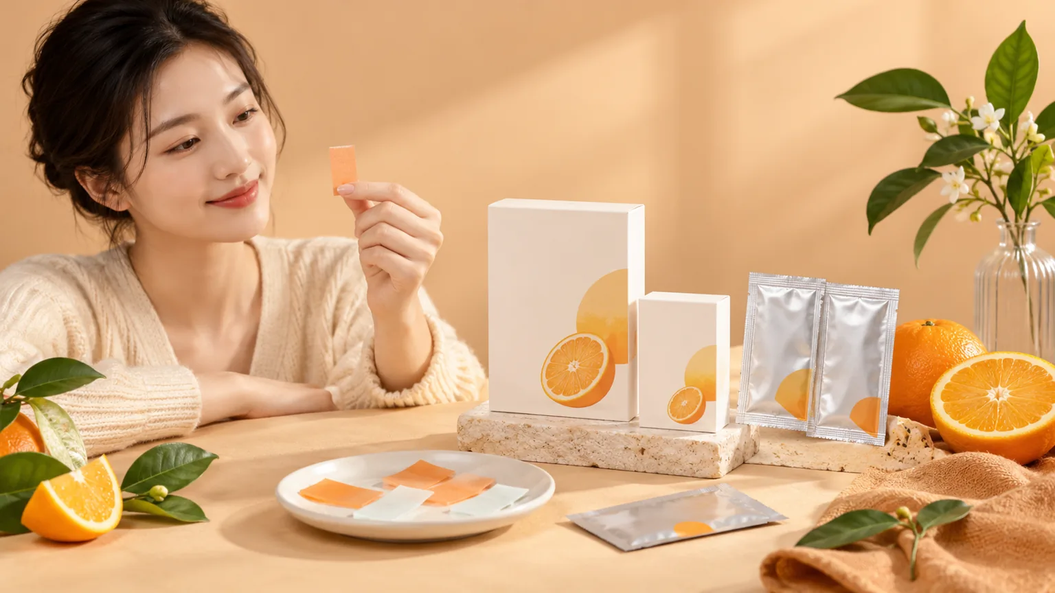 Foundational Nutrition Oral Strips — Materials and presentation
