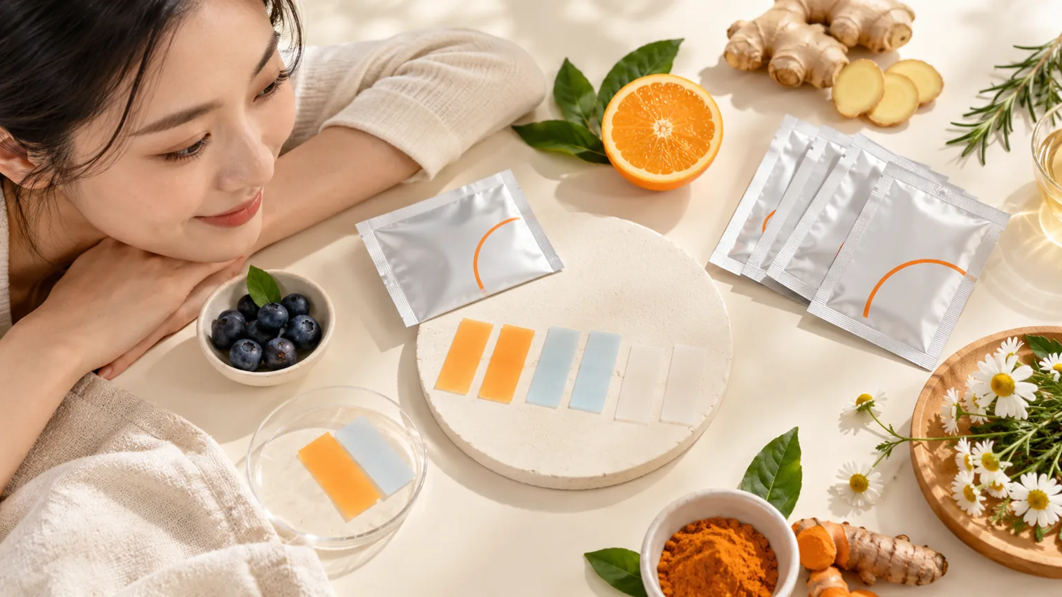 Immune & Metabolic Wellness Oral Strips — Sample and packaging arrangement