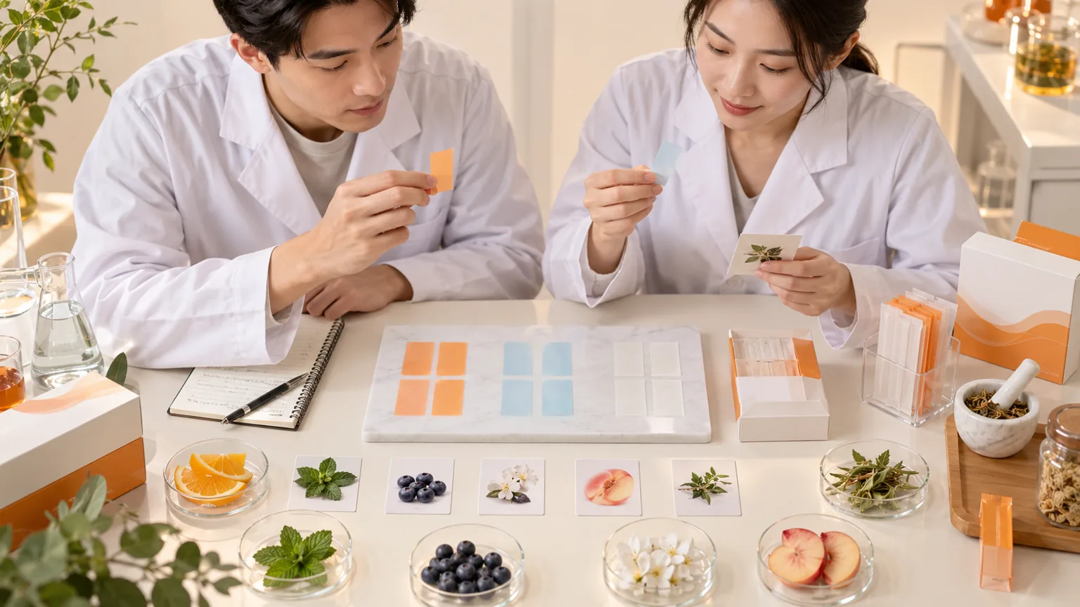 ODM Oral Strip Development — Sample and packaging arrangement