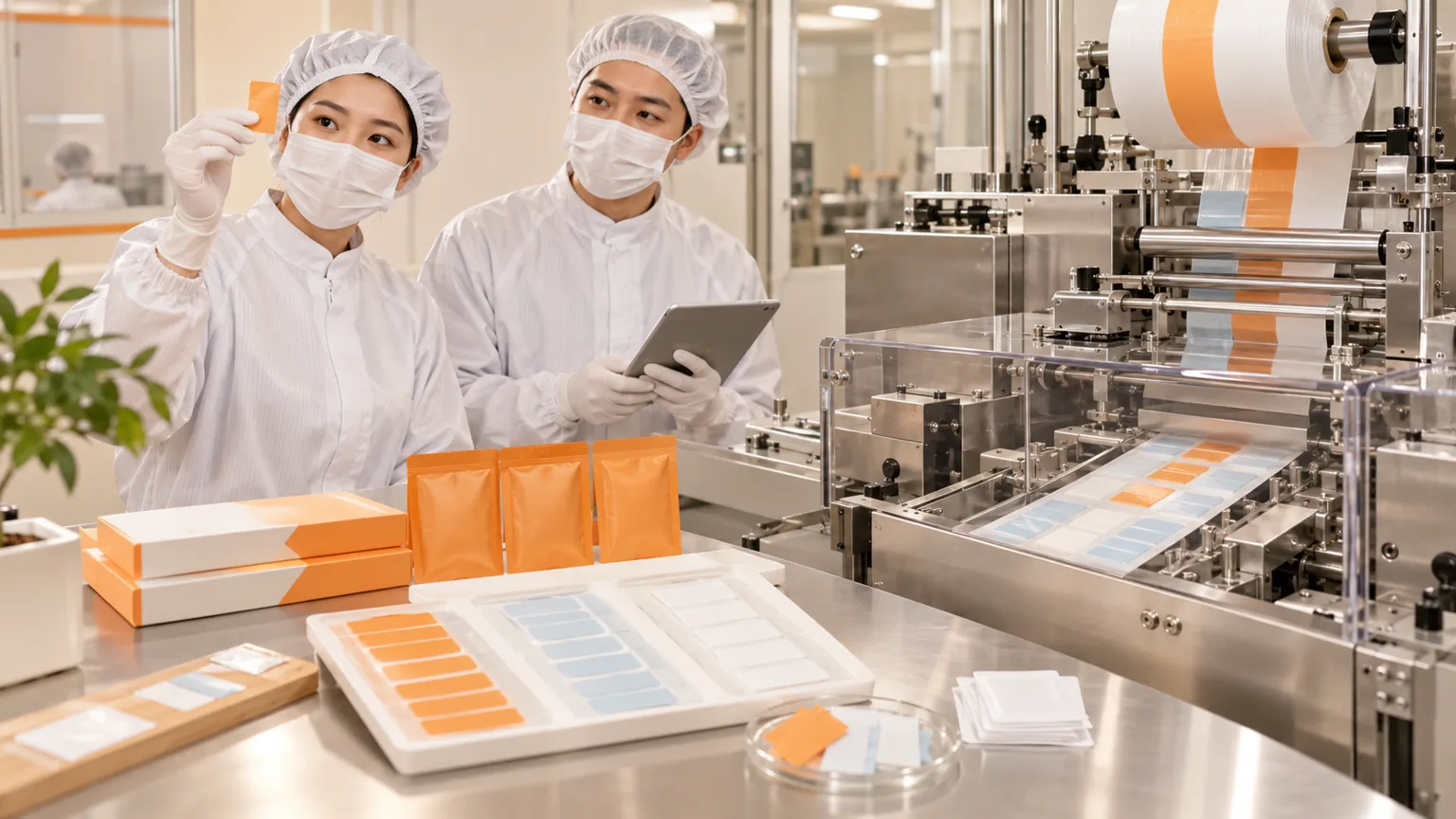 OEM Oral Strip Manufacturing — Sample and packaging arrangement