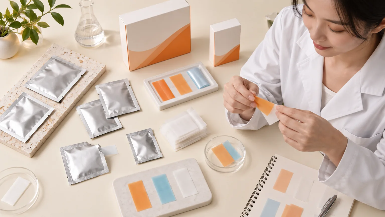Oral Film Packaging Development — Sample and packaging arrangement