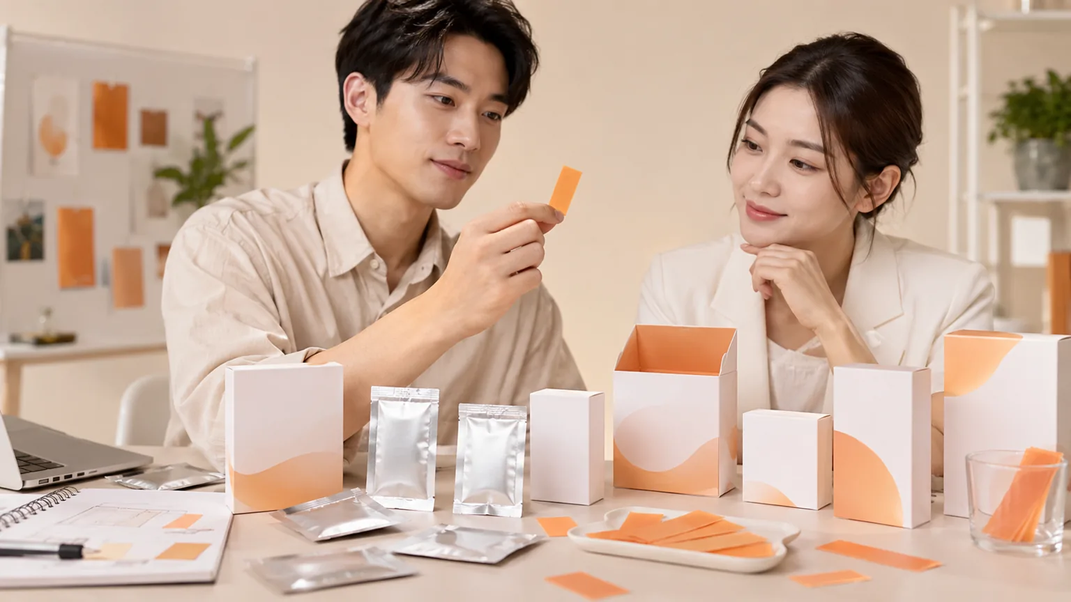 Private label oral dissolving strips — Quality and packaging detail