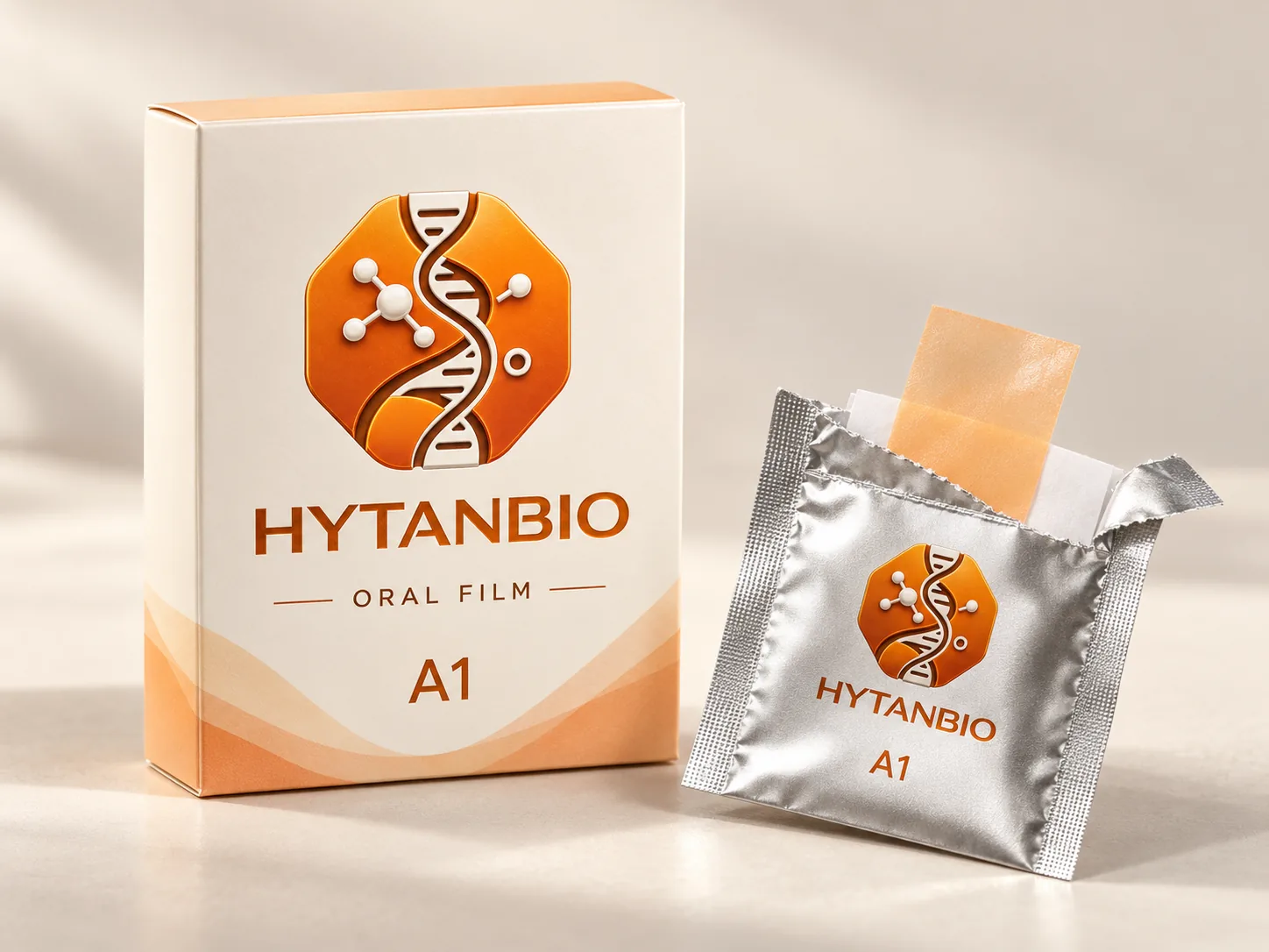 HYTANBIO Collagen Firming Oral Strip packaging concept