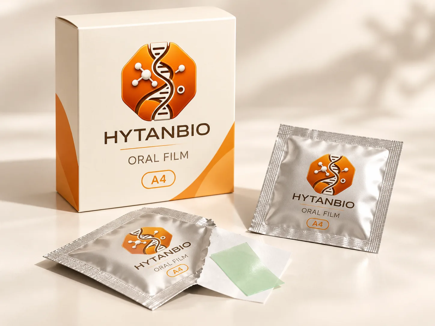 HYTANBIO Anti-Glycation Healthy Aging Strip packaging concept