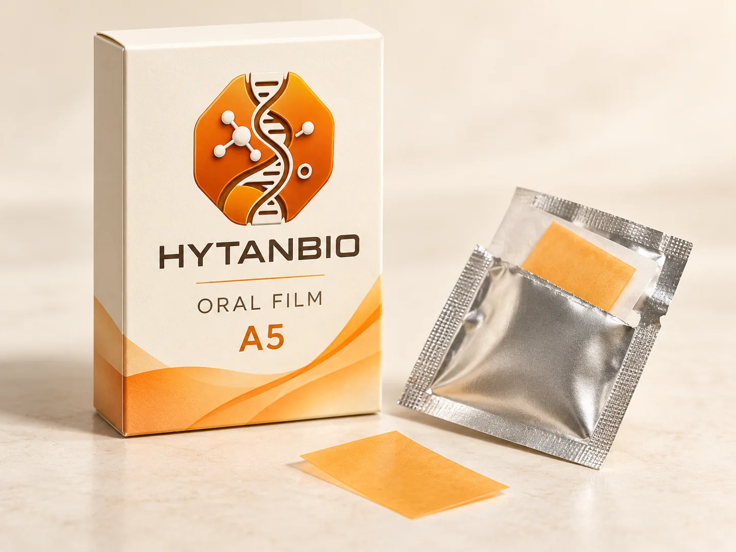 HYTANBIO CoQ10 Energy Oral Strip packaging concept