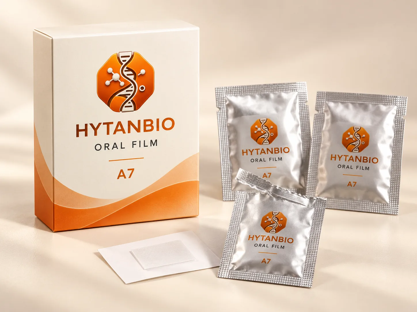 HYTANBIO Menstrual Comfort Oral Strip packaging concept