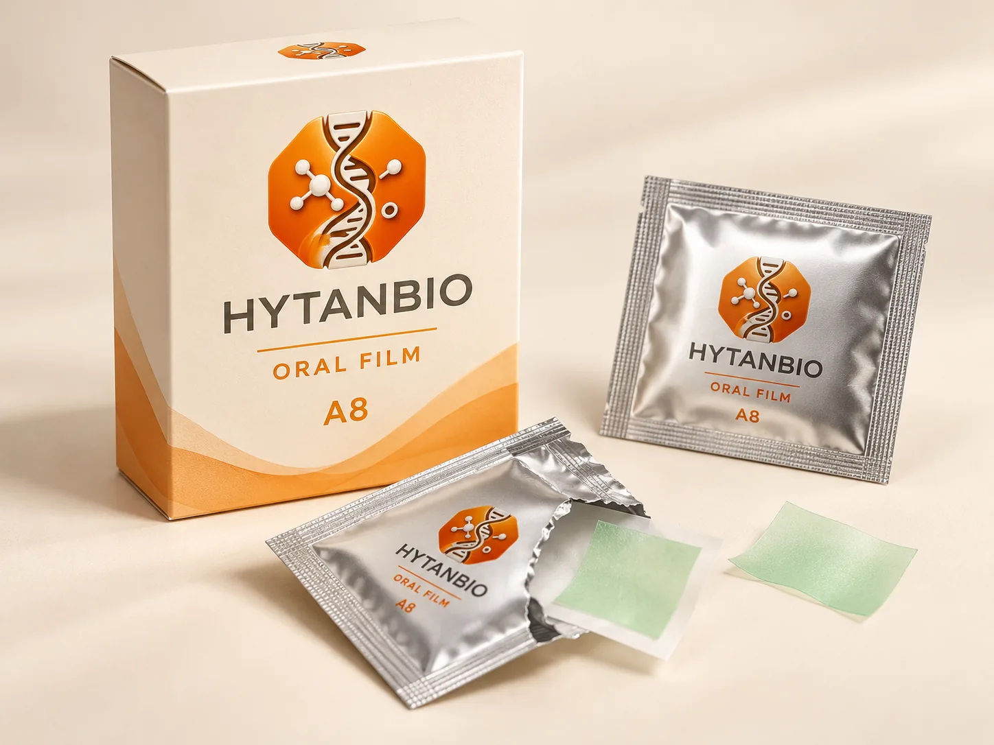 HYTANBIO Menopause Support Oral Strip packaging concept