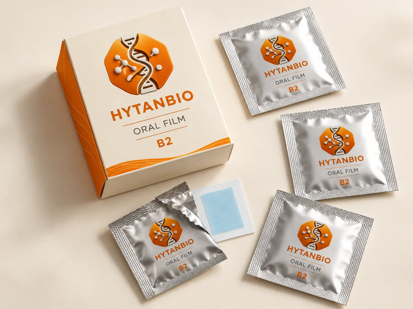HYTANBIO Vitamin C + Zinc Immune Strip packaging concept