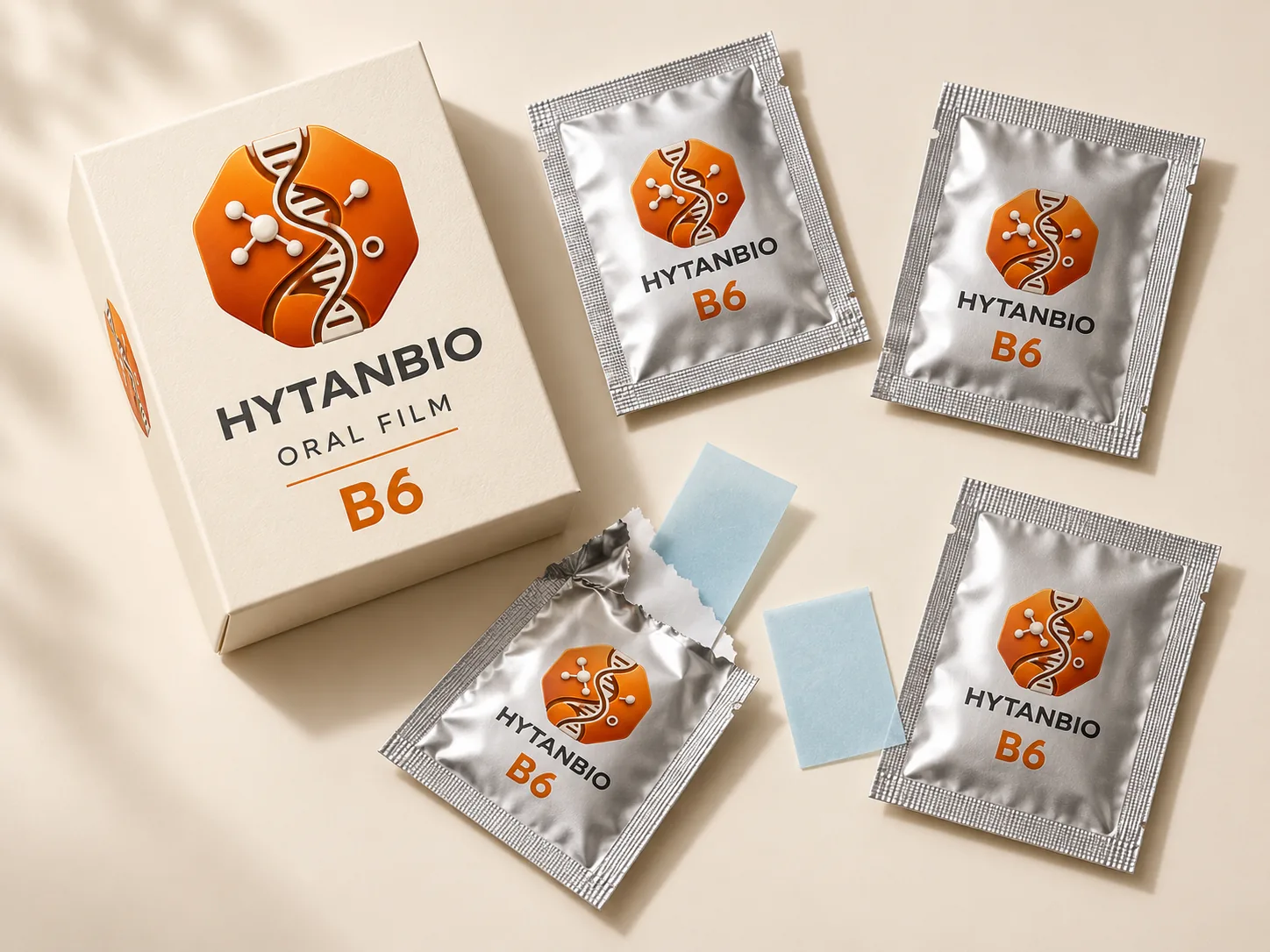 HYTANBIO B-Complex Oral Strip packaging concept