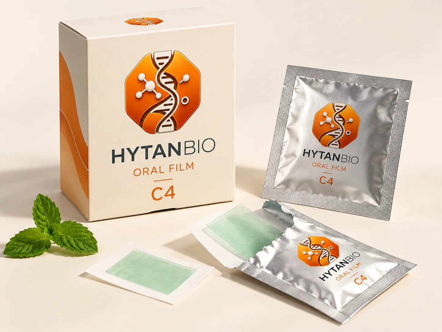HYTANBIO Focus Oral Strip packaging concept
