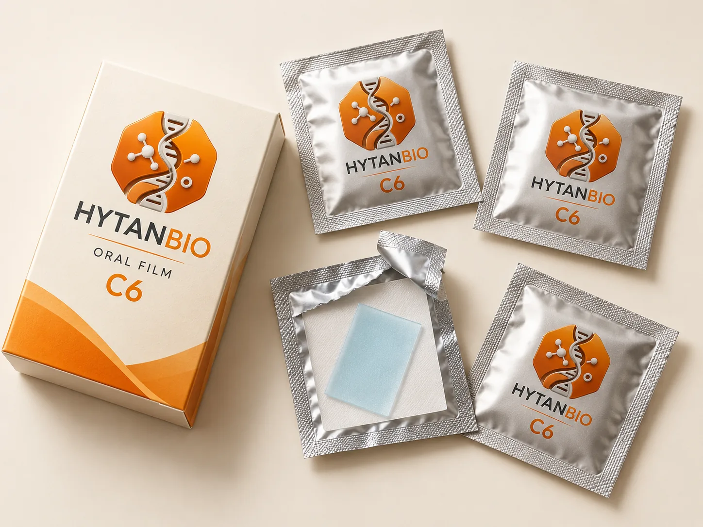 HYTANBIO DHA Memory Oral Strip packaging concept