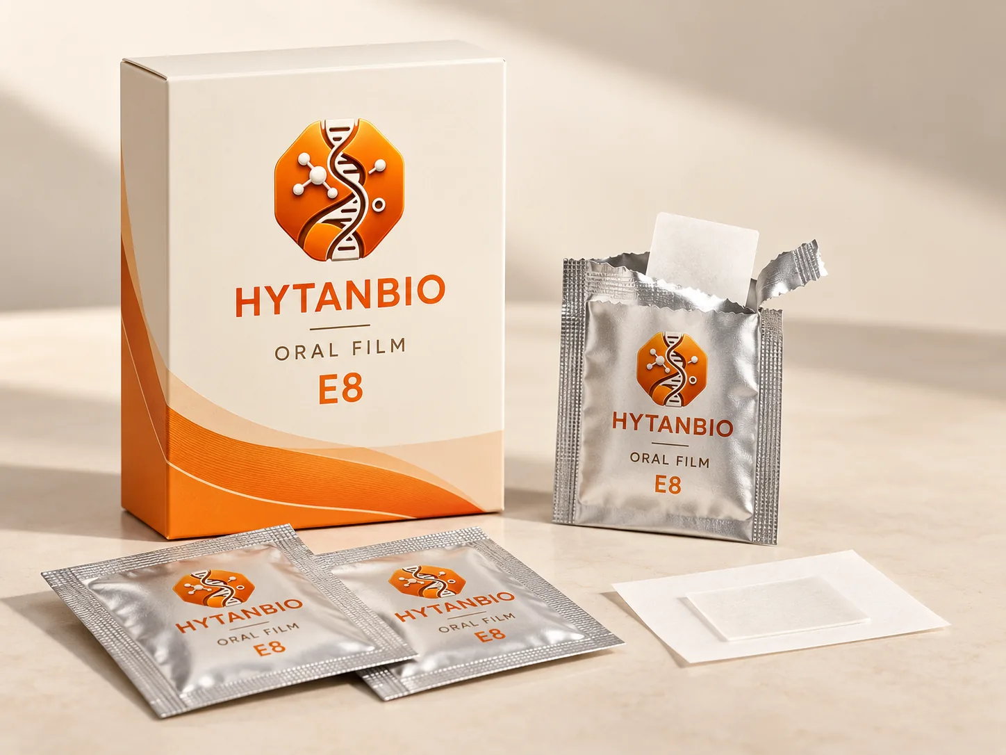 HYTANBIO Senior Multivitamin Oral Strip packaging concept
