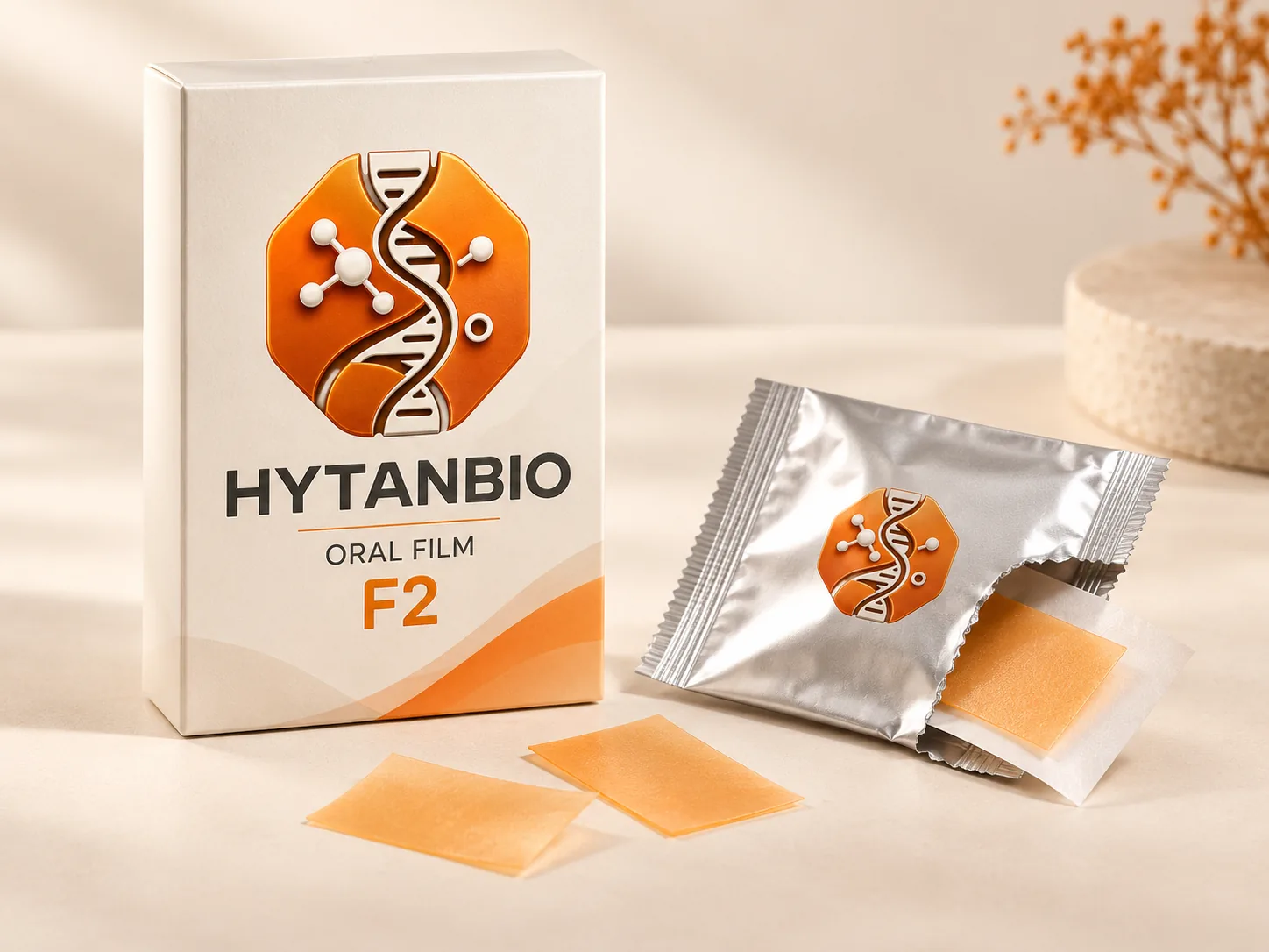 HYTANBIO Caffeine + L-Theanine Strip packaging concept