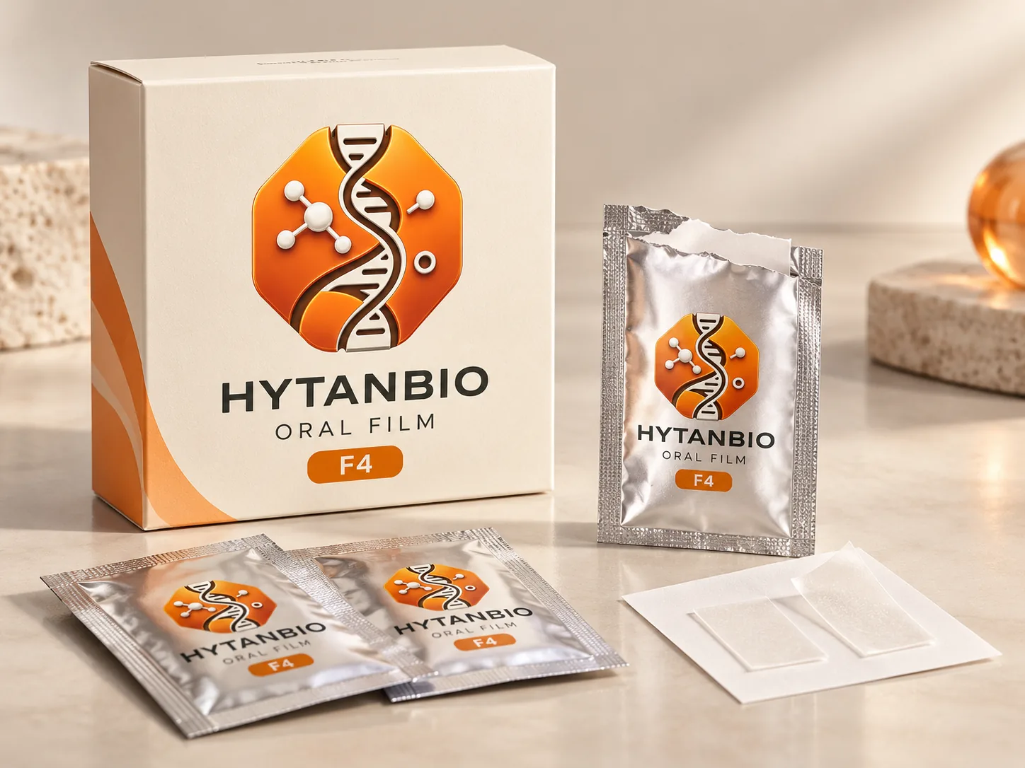 HYTANBIO Creatine Strength Oral Strip packaging concept