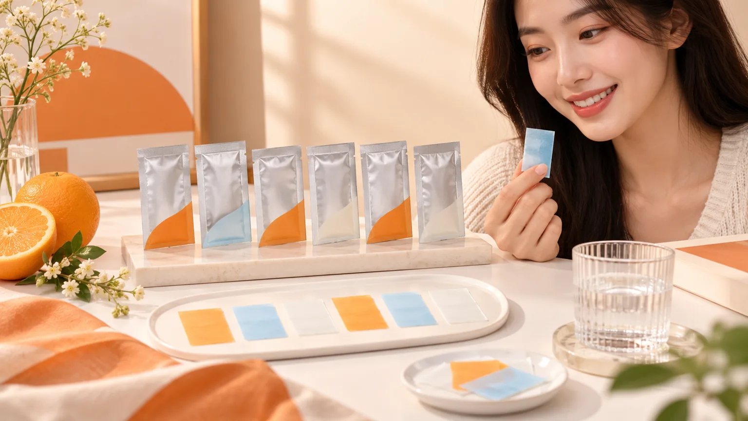 Oral strip product concepts — Materials and presentation