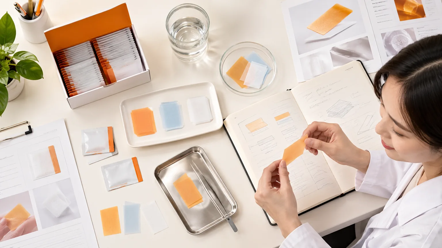 Oral Film Buyer Resources — Sample and packaging arrangement