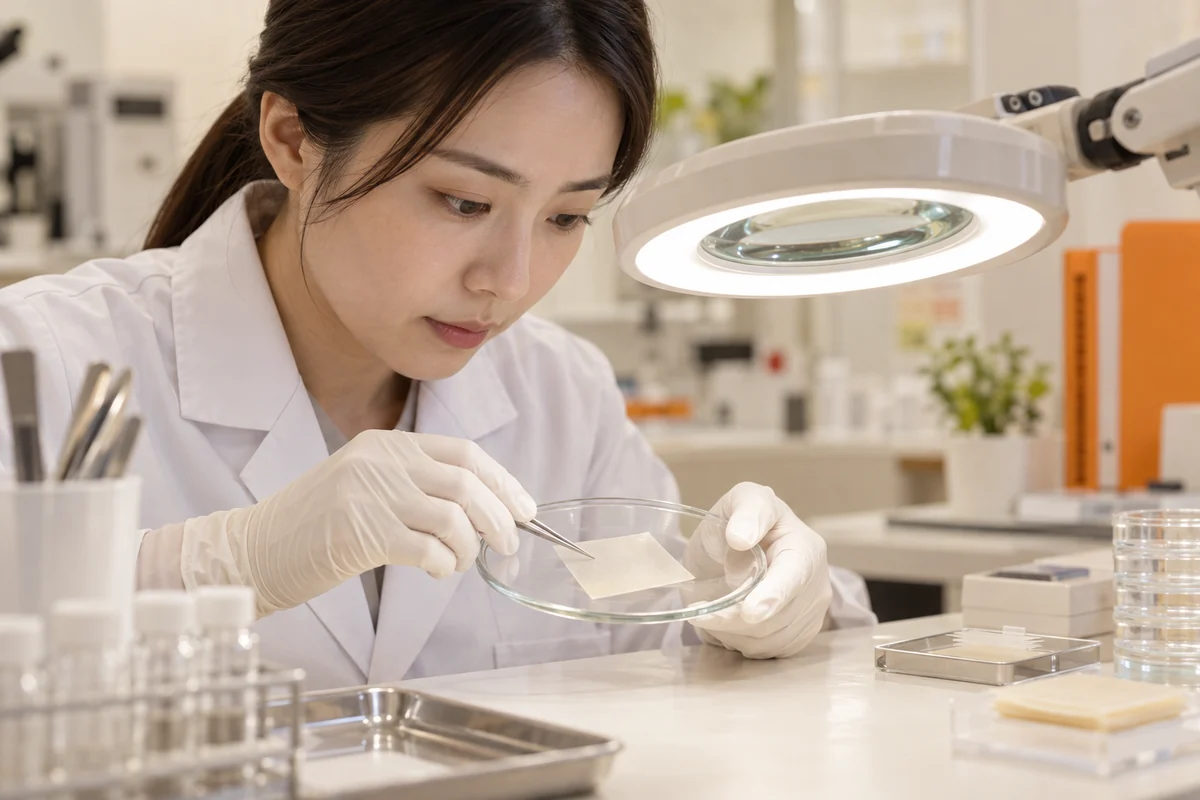 BPC-157 oral film topic: illustrative scientific eligibility review scene