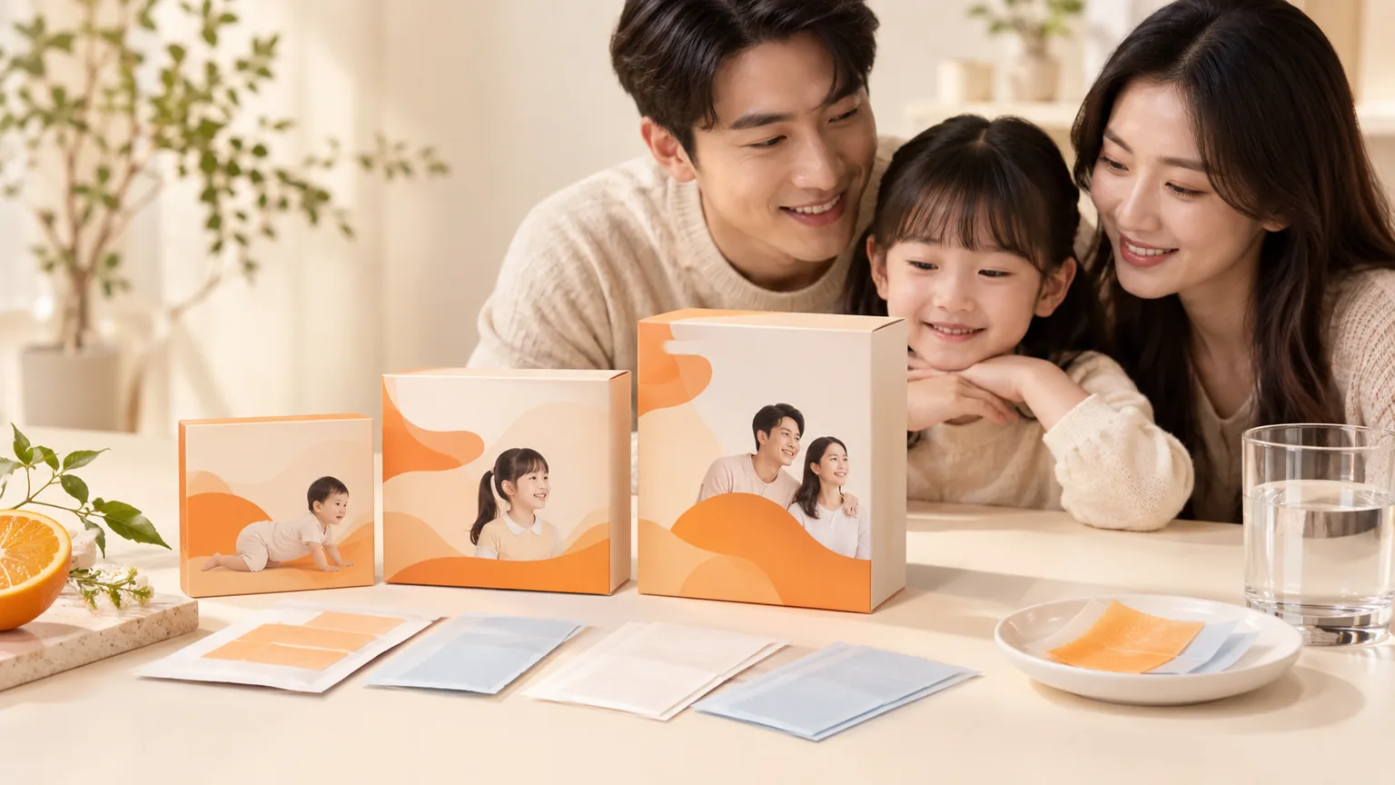 Age-Specific Nutrition Oral Strips — Materials and presentation