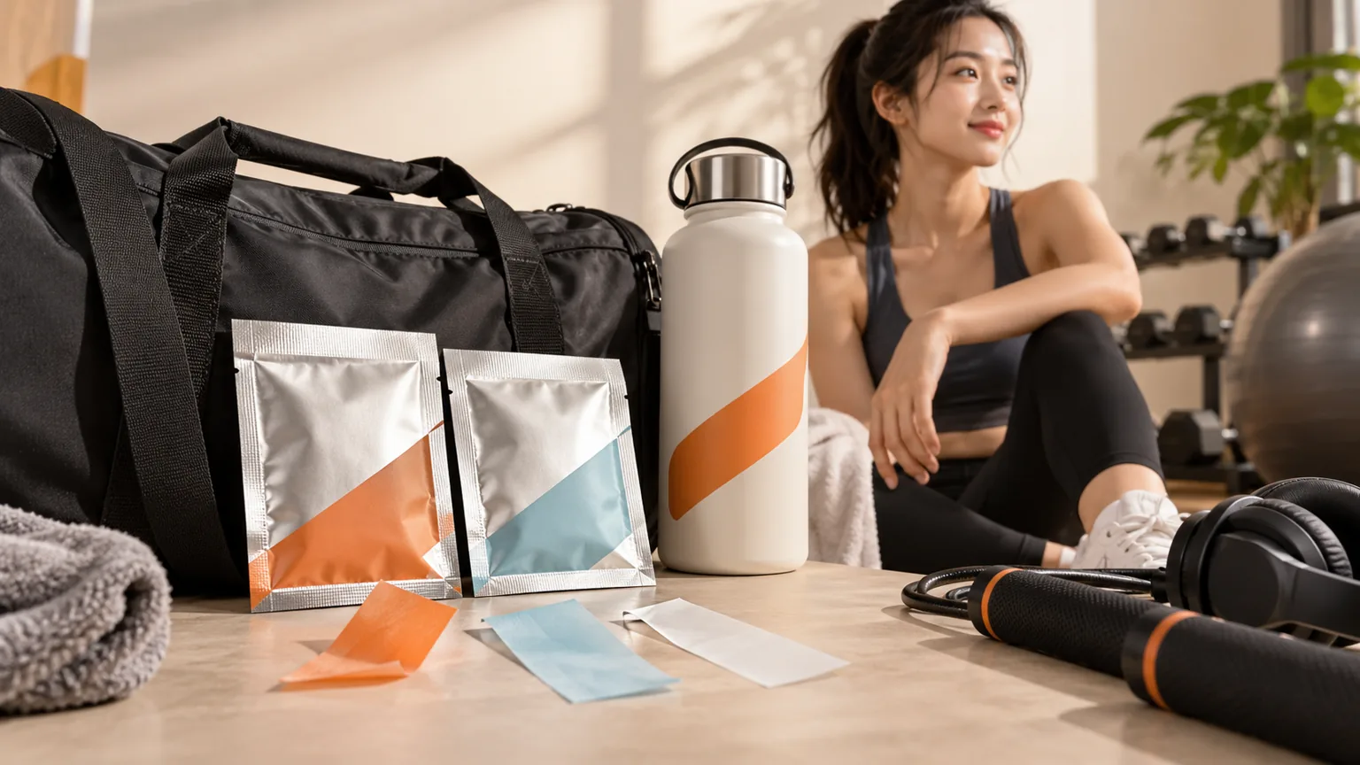 Sports & Active Nutrition Oral Strips — Materials and presentation